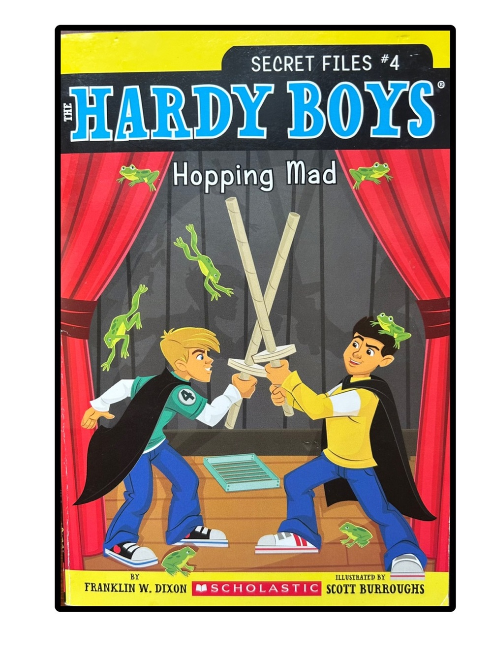 BUNDLE & SAVE 📚 HARDY BOYS Secret Files #4 Hopping Mad Paperback Book